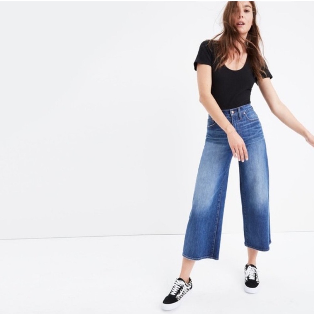 Madewell Wide Leg Crop Jean